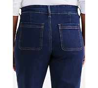 Style & Co Women's High-Rise Straight-Leg Pull-On Utility Jeans, Macy's Exclusive