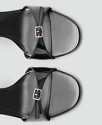 Mango Women's Buckle Straps High-Heeled Sandals