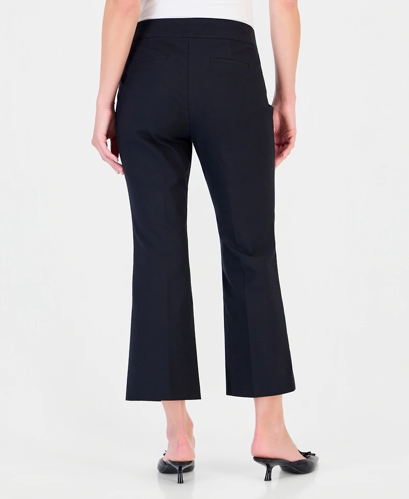 Jm Collection Petite Cropped Kick Flare Pull-On Pants, Macy's Exclusive