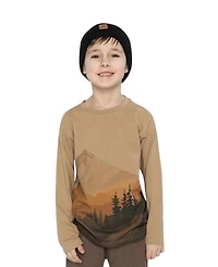 Deux par Deux Toddler Boys Long Sleeve Organic Cotton T-Shirt