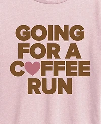 Hybrid Apparel Plus Short-Sleeve Graphic Coffee Run Tee