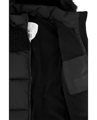 Deux par Deux Little and Big Girl ( size 6 to 14 ) Long Winter Puffer Coat