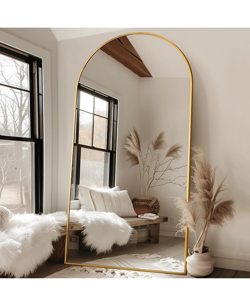 Antok Full Length Mirror, 90"x46" Floor Mirror for Bedroom, Hanging Mounted for Living Room Cloakroom