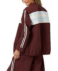 O'Neill Women's Blaine Colorblock Mock Neck Zip-Front Jacket