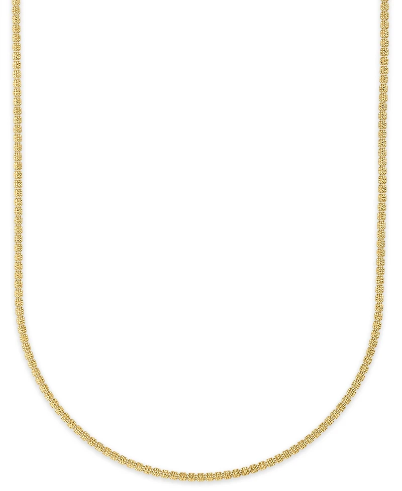 Macy's Ice Chain Necklace in 10k Yellow Gold