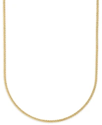 Macy's Ice Chain Necklace in 10k Yellow Gold