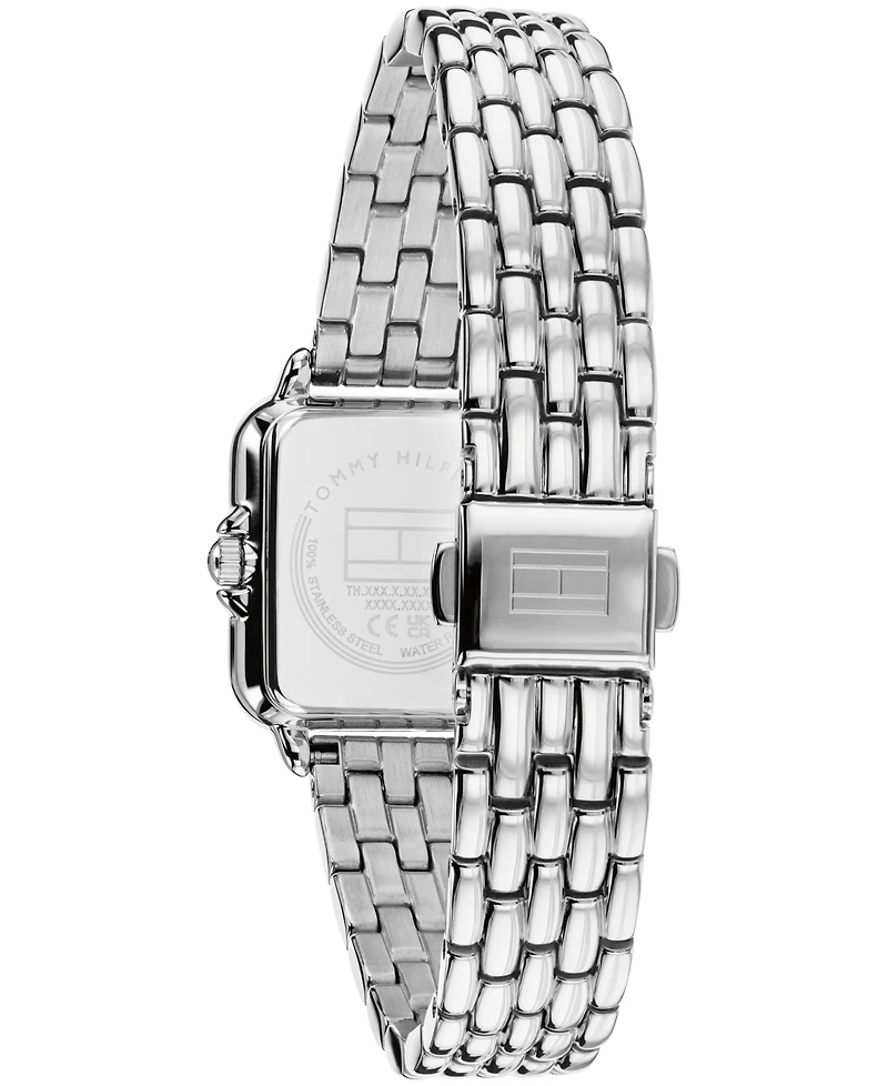 Tommy Hilfiger Women's Quartz Silver-Tone Stainless Steel Bracelet Watch 22.5mm