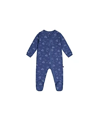 Deux par Baby Boy 3M-24M Cotton One Piece Pajama Transport Print