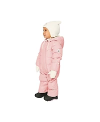 Deux par Baby Girls ( 3M to 24M ) Cloud One Piece Snowsuit Adapted for Car Seats Pale Dusty