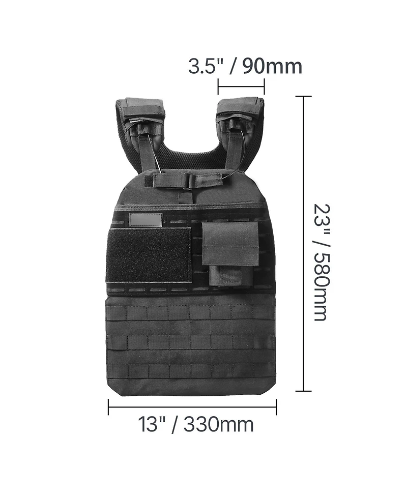 Sevorley Adjustable Weighted Vest for Men and Women, Up to 40 lb, Strength Training Workout Gear
