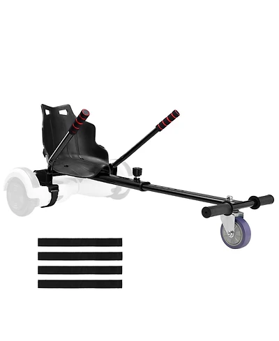 Sevorley Hoverboard Go-Kart Seat Attachment for Kids and Adults, Adjustable Frame, Fits 6.5" to 10" Boards