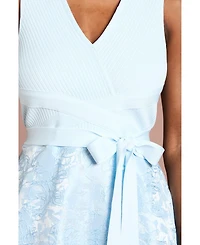 Coast Women's Bandage V-Neck Jacquard Midi Dress