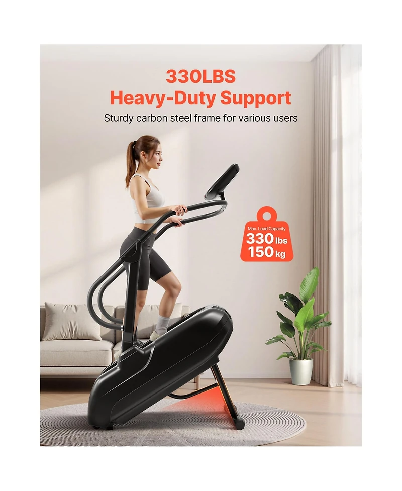 Sevorley Stair Stepper Climbing Machine with Led Screen, 15 Speed Levels, 330 lb Capacity