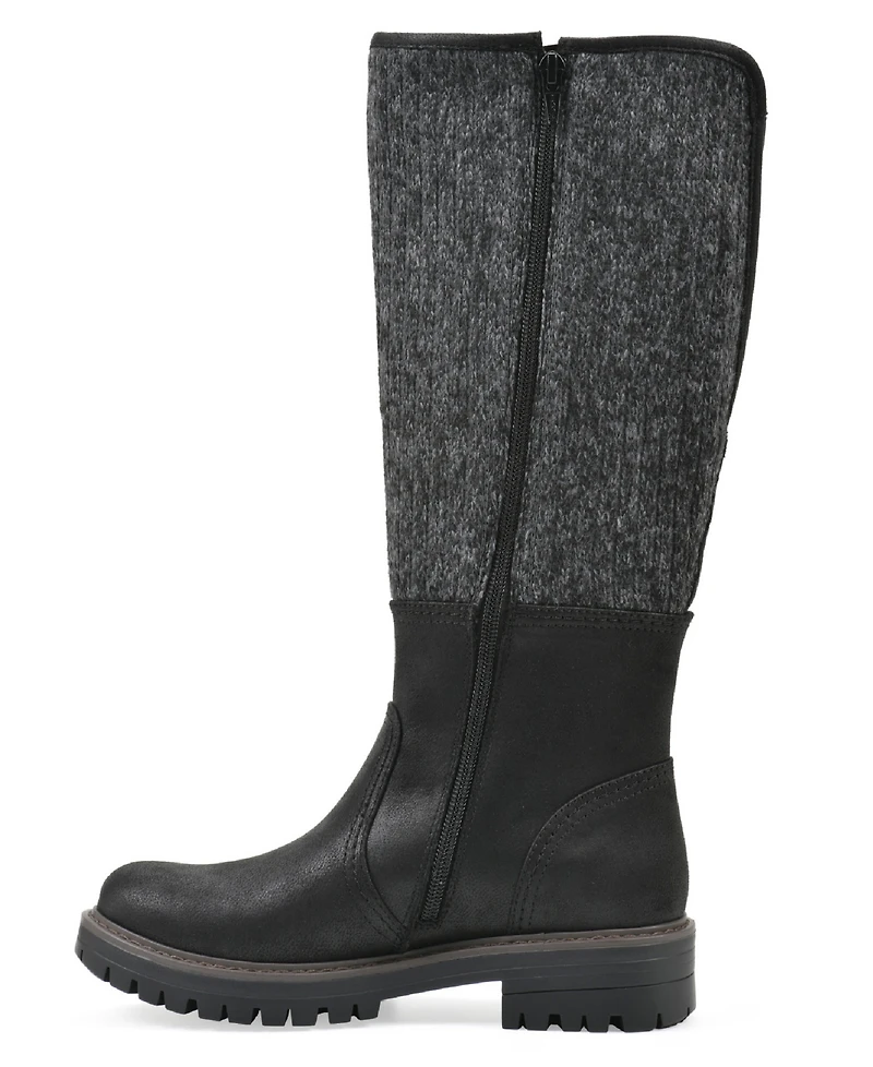 Cliffs by White Mountain Women's Mavis Round Toe Tall Boots