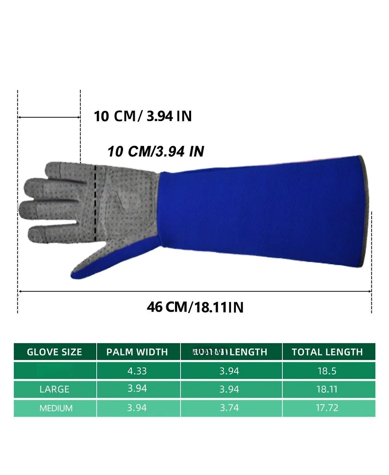 Xdovet 3-in-1 Gardening Farming Gloves Stab-proof Anti-slip Breathable