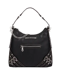 True Religion Women's Triple Straps Large Pu Hobo Bag
