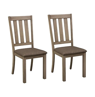 Liberty Furniture Industries, Inc Sun Valley Slat Back Side Chair (Rta)-Set of 2 in Sandstone