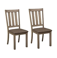 Liberty Furniture Industries, Inc Sun Valley Slat Back Side Chair (Rta)-Set of 2 in Sandstone