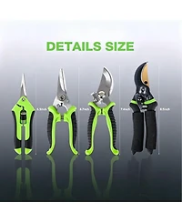 Xdovet Pruning Shears Garden Gloves Steel Hand Tool Kit