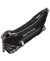 True Religion Women's Triple Straps Denim Shoulder Bag