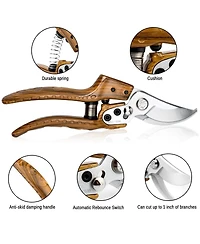 Xdovet Professional Pruners Garden Tree Trimmers Secateurs Shears Hand Pruner Clippers