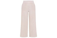 Olsen Women's Stripe Linen-Cotton Cropped Pant