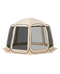 Sevorley 12 x 11 feet Pop Up Screen House Tent with Mesh Walls and Carry Bag
