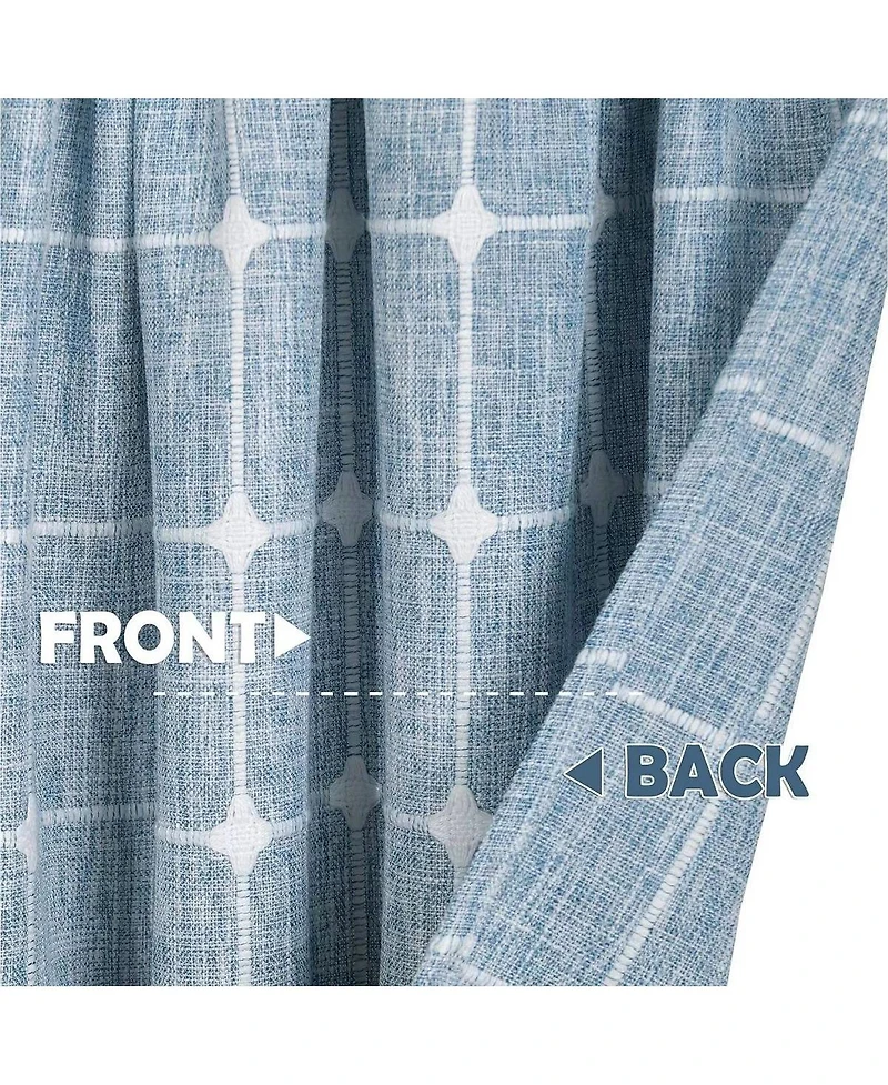 Kate Aurora Country Farmhouse Buffalo Plaid Baby Rod Pocket Window Valance