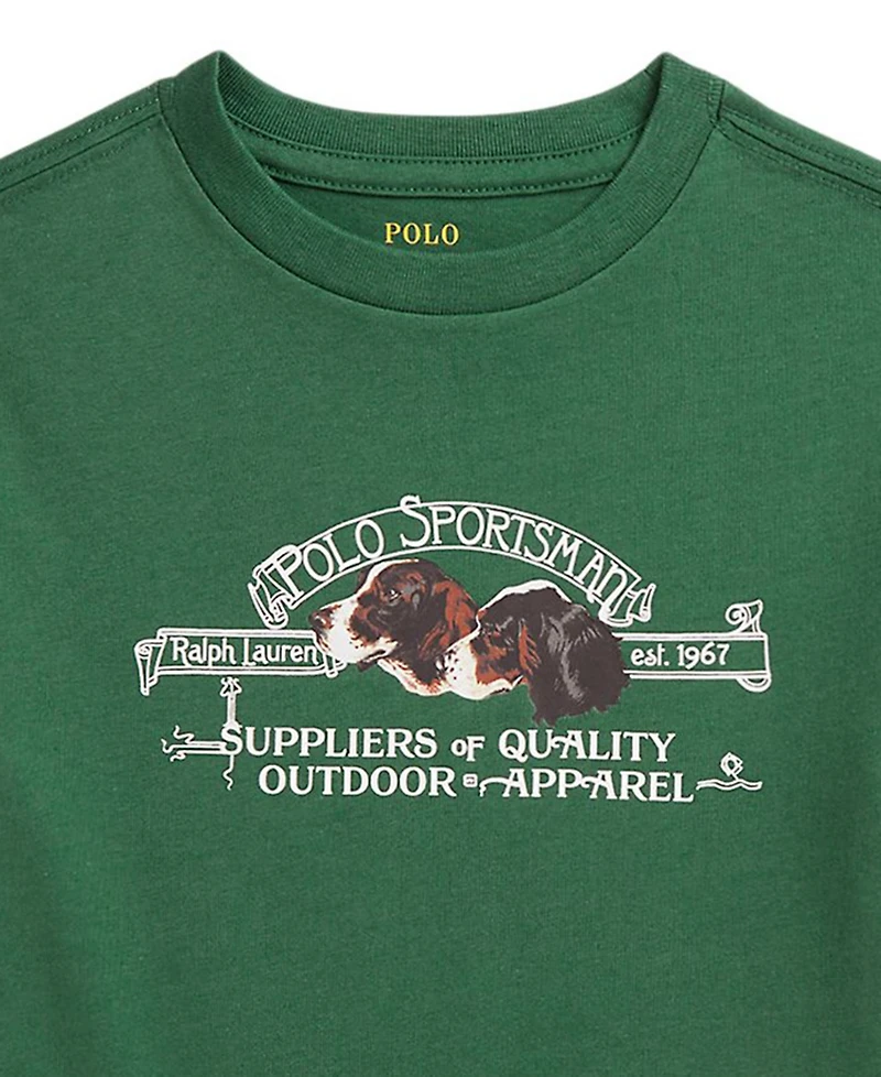 Polo Ralph Lauren Boys' 2T-7 Sportsman Jersey T-Shirt