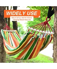 Piscifun Portable Double Single Hammock With Tree Straps Carrying Bag 660lbs Capacity For Camping Outdoor
