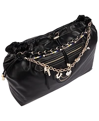 True Religion Women's Vintage Chain Soft Hobo Bag