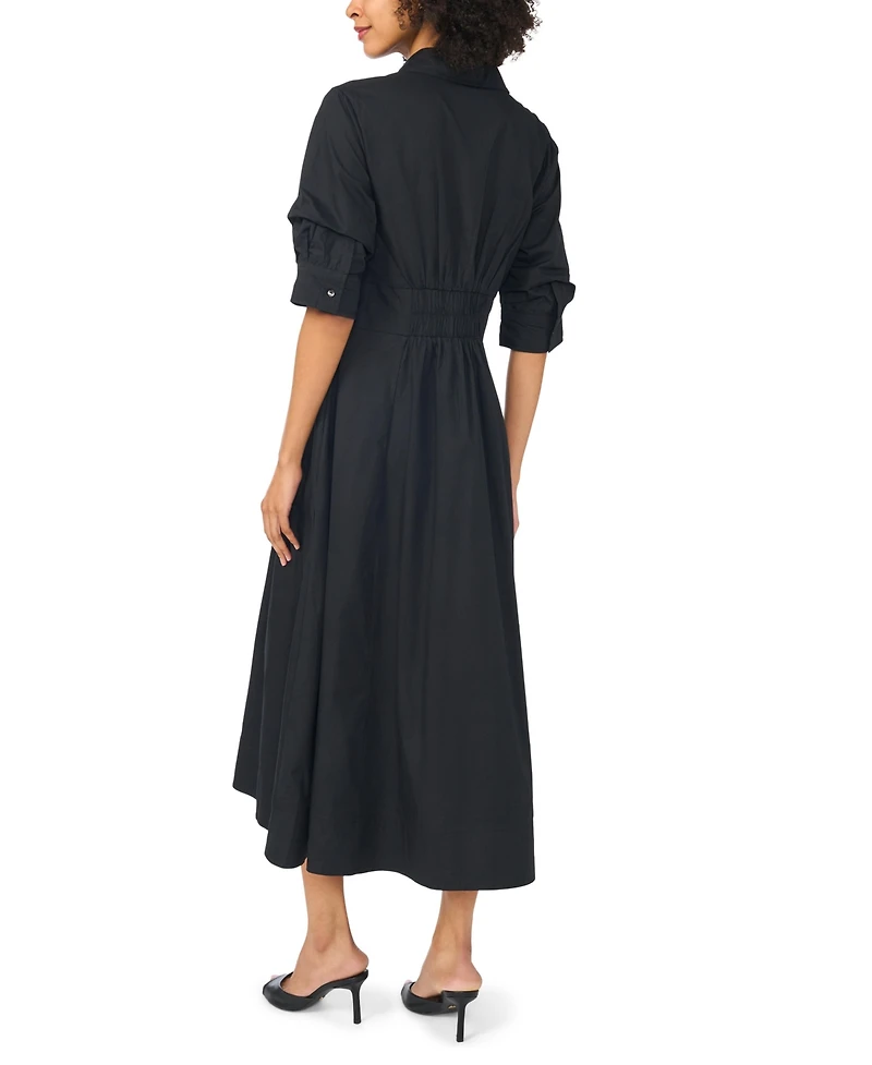 Vince Camuto Women's Collared Neck Shirt Dress
