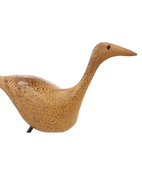 Dovetail Furniture Zephyr Bamboo and Stone Bird Sculpture