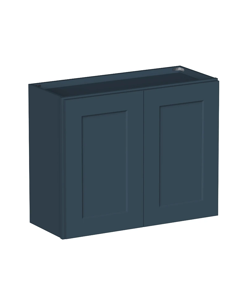 Boyel Living W30" Dove Wall Cabinet with Full Overlay Hdf Door for Custom Kitchen or Bathroom