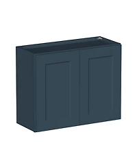 Boyel Living W30" Dove Wall Cabinet with Full Overlay Hdf Door for Custom Kitchen or Bathroom