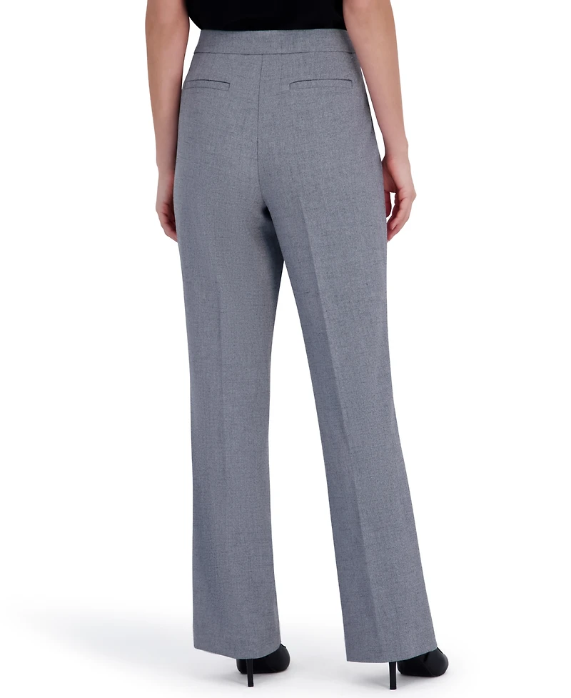 Kasper Women's Stretch Crepe Slim Leg Pant, Regular & Petite