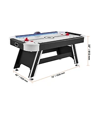 Sevorley 72 Air-Powered Hockey Table with Led Lights and Electronic Scoring
