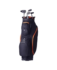Sevorley 14-Way Golf Cart Bag with 13 Pockets, Dust Cover and Detachable Straps