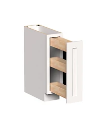 Boyel Living 9 Inch Spice Pantry Cabinet, Kitchen Cabinet with Solid Wood Frame, Soft-Close Slides and Hinges, Low-voc, Uv Finish