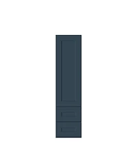 Boyel Living Counter Linen Cabinet, Ready to Assemble Kitchen Cabinet with Solid Wood Frame, Soft-Close Slides and Hinges