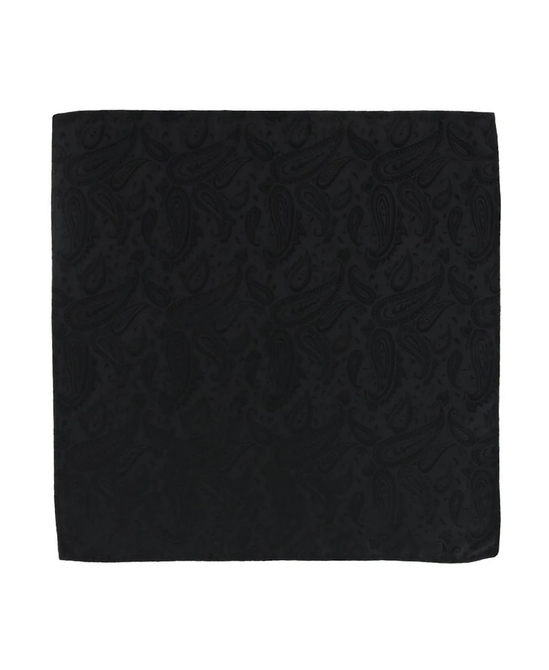 Trafalgar Men's Banbury Tone on Paisley Silk Necktie and Pocket Square Set