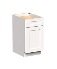 Boyel Living 18 Inch Waste Basket Base Cabinet, Kitchen Cabinet with Solid Wood Frame, Soft-Close Hinges, Low-voc, Uv Finish