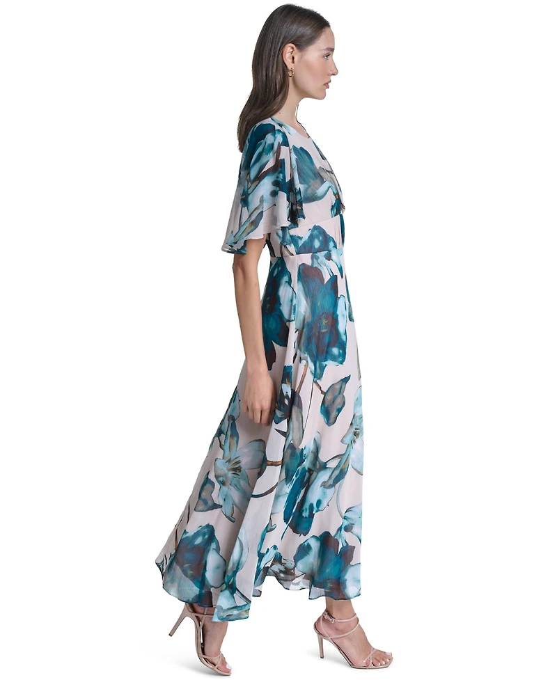 Calvin Klein Women's Crew Neck Midi Dress