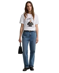 Barbour Women's Mariana Dog Graphic Crewneck T-Shirt