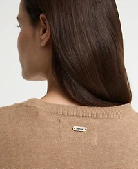 Barbour Women's Fareham Intarsia Crewneck Sweater