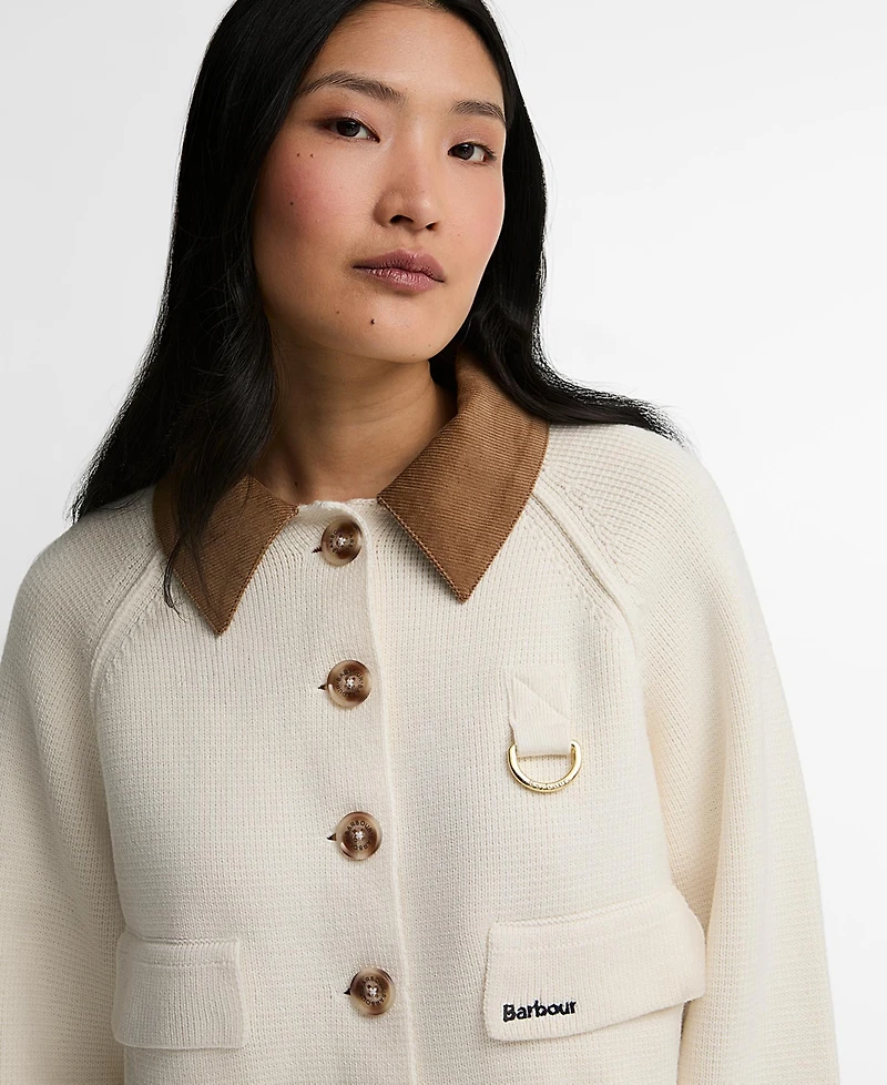 Barbour Women's Alverstone Button-Front Knit Jacket