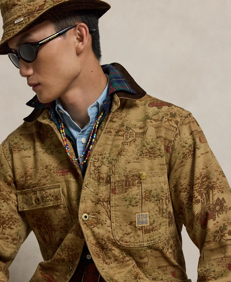 Polo Ralph Lauren Men's Printed Utility Jacket