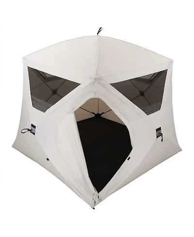 Sevorley 4-Person Pop-Up Instant Cabin Tent with Mesh Windows and Carry Bag