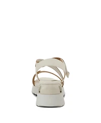 Azura Women's Coolbeans Wedge Sandal with Adjustable Strap