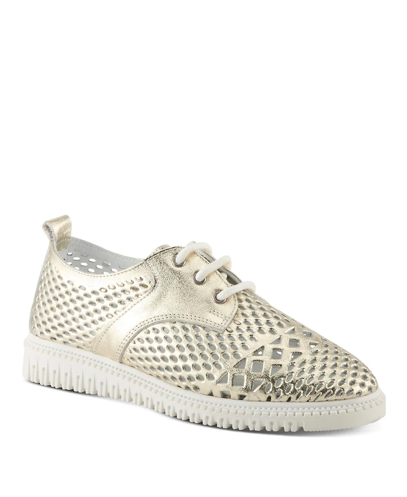 Spring Step Mulan Women's Lace-Up Sneaker with Removable Insole
